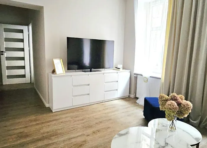 Golden Key 35m2 Aprtament Blisko Dworzec, Spodek, Mck, Self Check-in, Parking Appartement